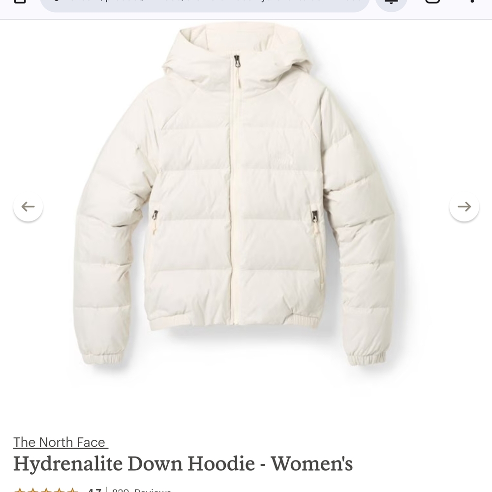 The North Face Women's Cream Hydrenalite Down Jacket